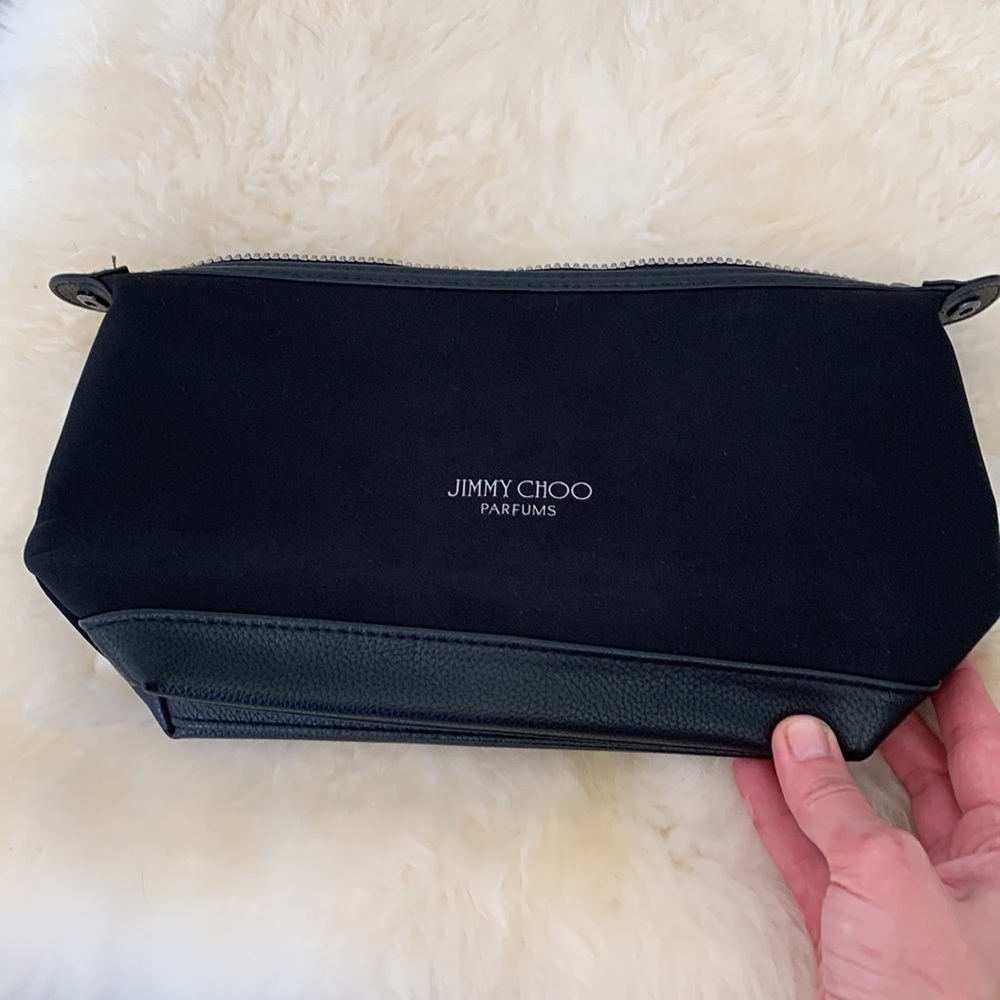 Jimmy Choo Parfums Black Cosmetic Bag Case, NWOT - Picture 11 of 11